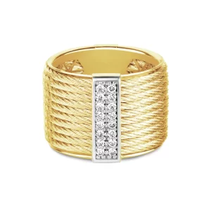 Anel Solitário Gota Cielo em Ouro Branco 18k com Diamante de Laboratório 5ct